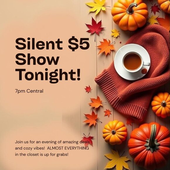 $5 Silent Show!  The most fun silent show on Posh!  Monday, Nov 17 @ 700 pm Cen - Picture 2 of 2
